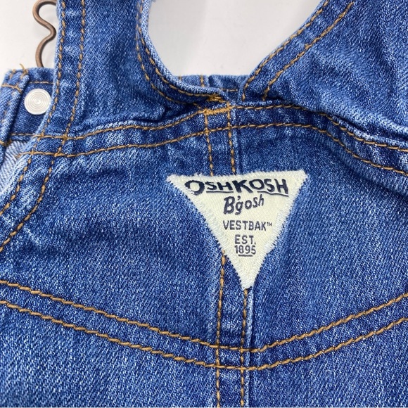 OshKosh b'gosh Girls Dress Size 18 months Jean Jumper Overall Straps Osh Kosh - Picture 5 of 5